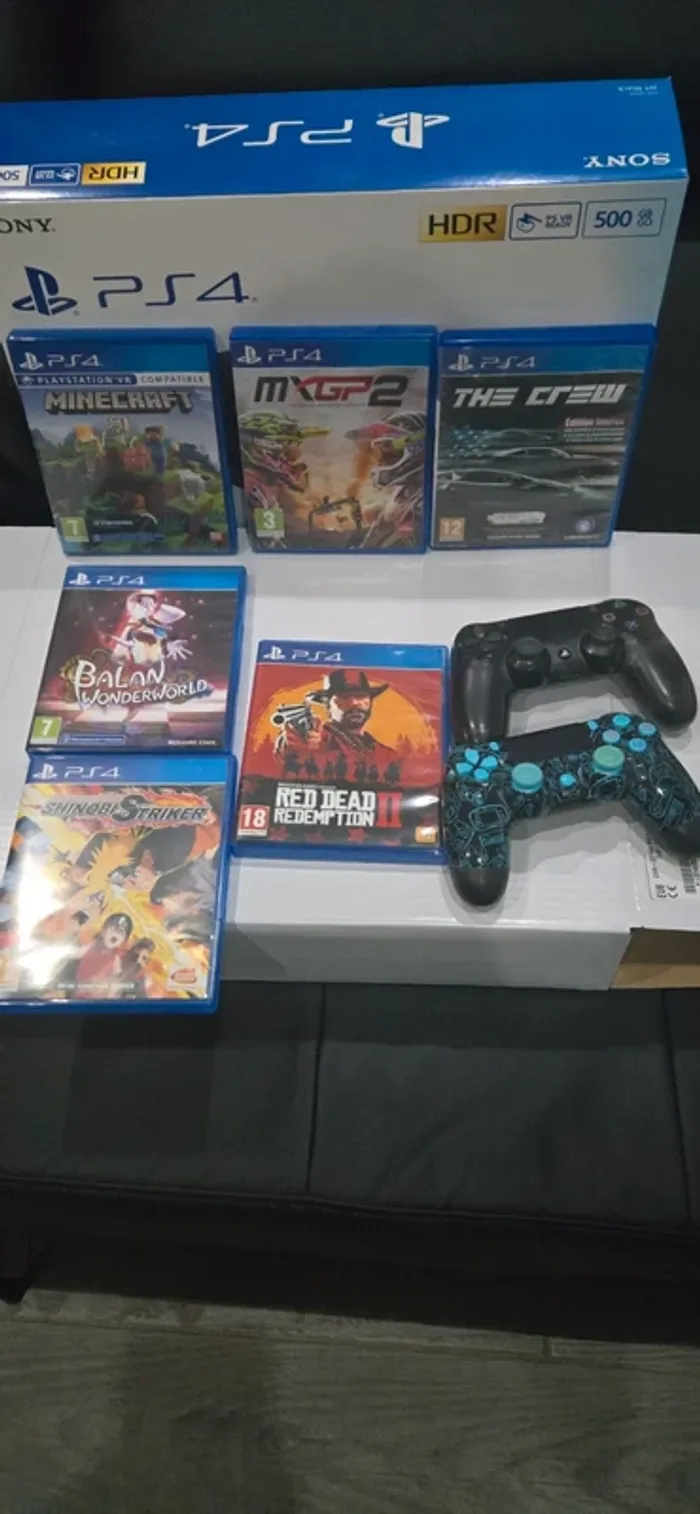 Ps4 500go avec 3 manettes et 6 jeux - photo numéro 7