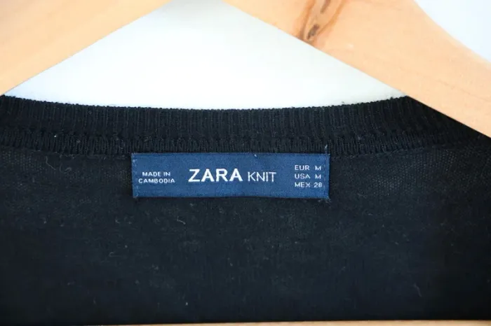 C40 pull noir/blanc Zara M - photo numéro 3