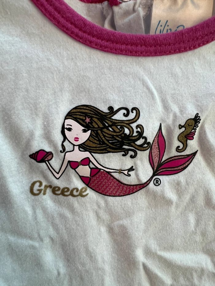 Robe courte / tunique sirène 6 mois - photo numéro 2