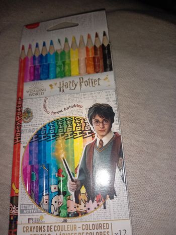 Pack 12 crayons de couleur  harry Potter