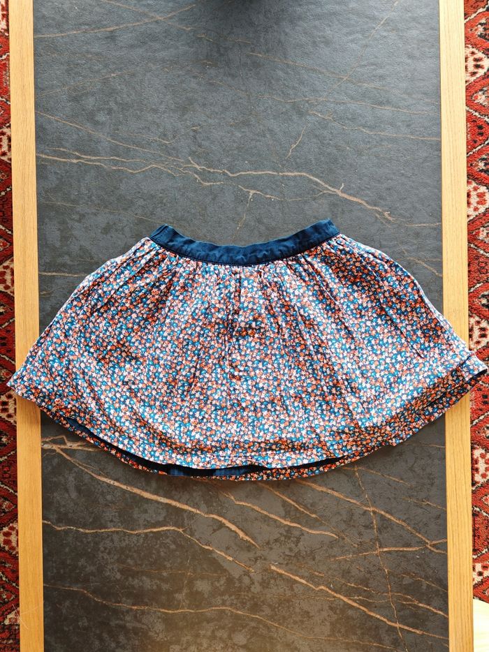 Jupe bleue marine réversible Vertbaudet 6 ans - photo numéro 4