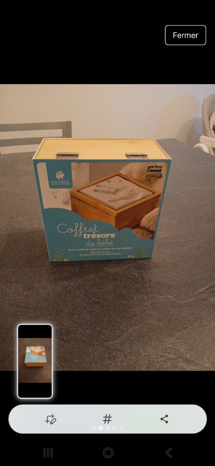 Coffret trésor de bébé de chez Nature et Découvertes - photo numéro 2