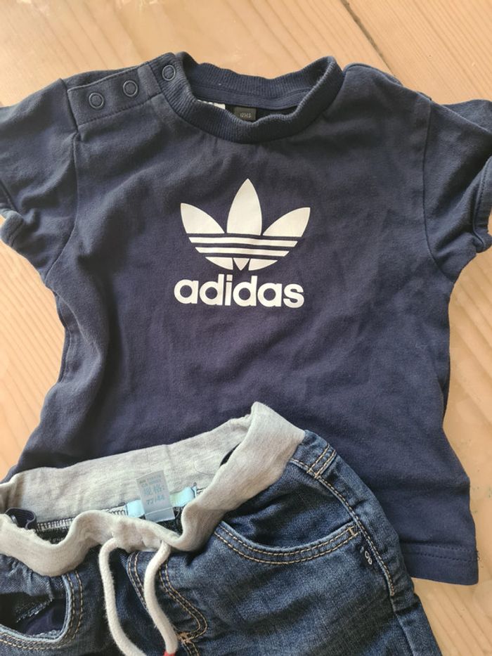 ensemble short + t-shirt 12M - photo numéro 3
