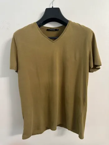 T-shirt homme Monoprix vert olive kaki