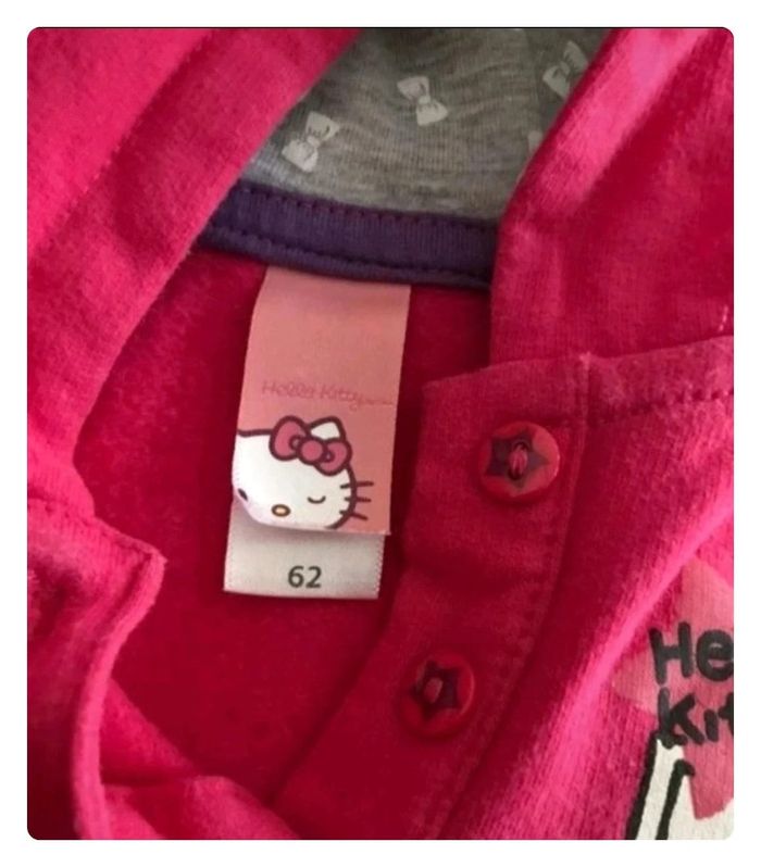 Pull hello kitty à capuche Taille 3 mois - photo numéro 8