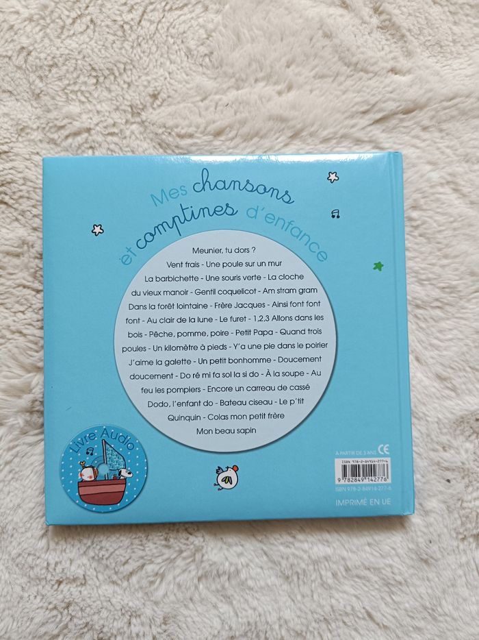Livre mes chansons et comptines d'enfance - photo numéro 2