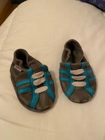 Chaussons bébé souples cuir T 19 Lappade