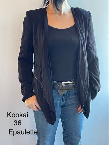 Veste blazer femme asymétrique 