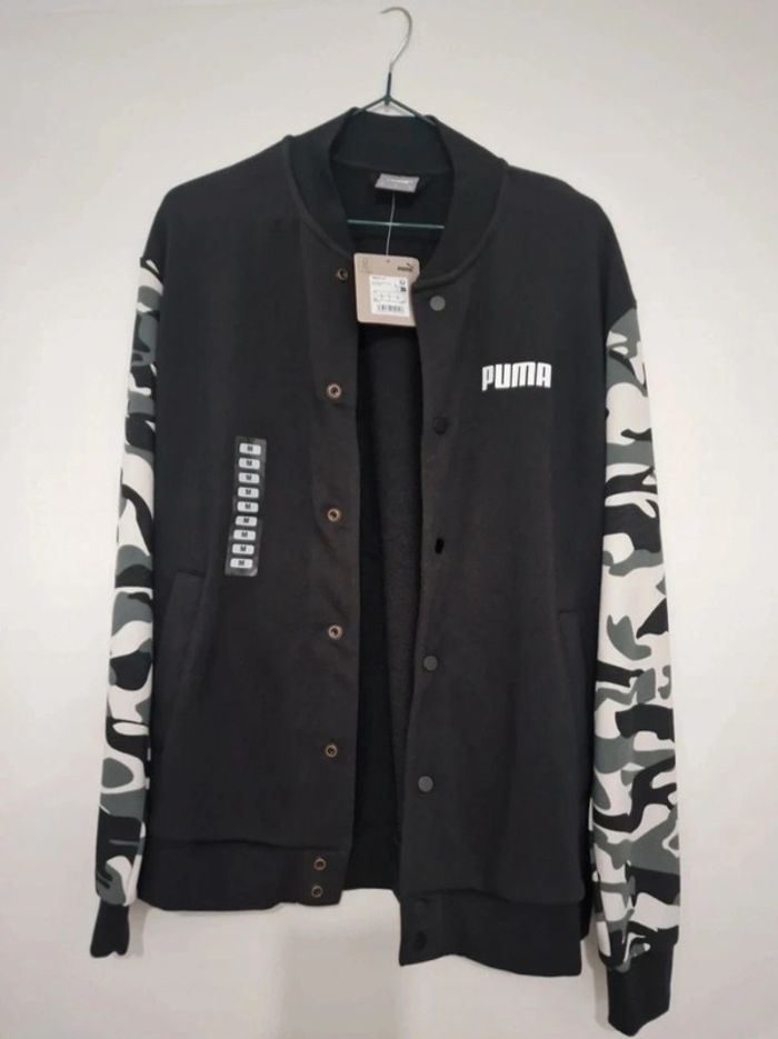 Baseball jacket Puma black homme taille M - photo numéro 4