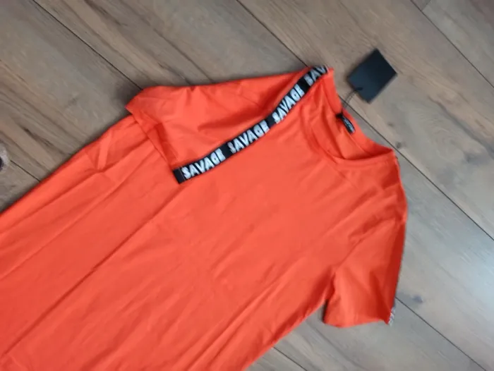 Tee shirt orange homme manches courtes L - photo numéro 2