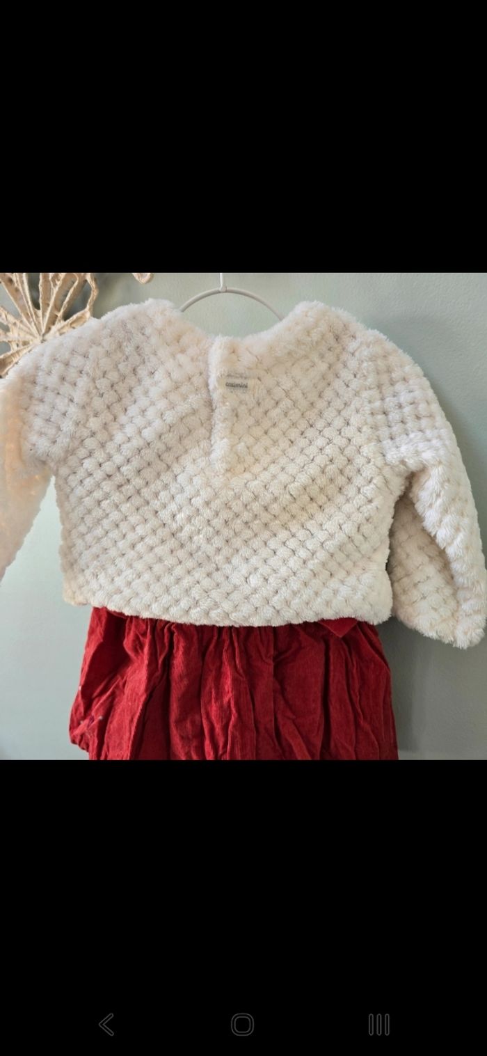 Robe + pull  catimini 12 mois - photo numéro 4