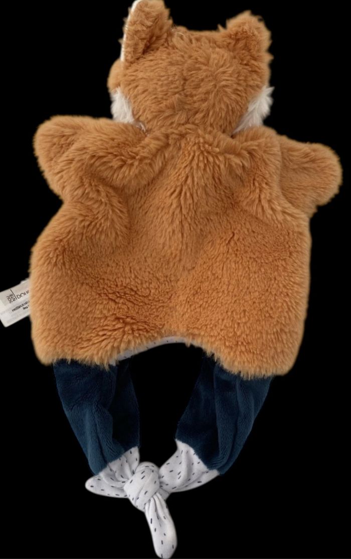 ❤️B5457 Doudou Renard Fox Orange Blanc  DOUDOU ET COMPAGNIE Marionnette - photo numéro 2