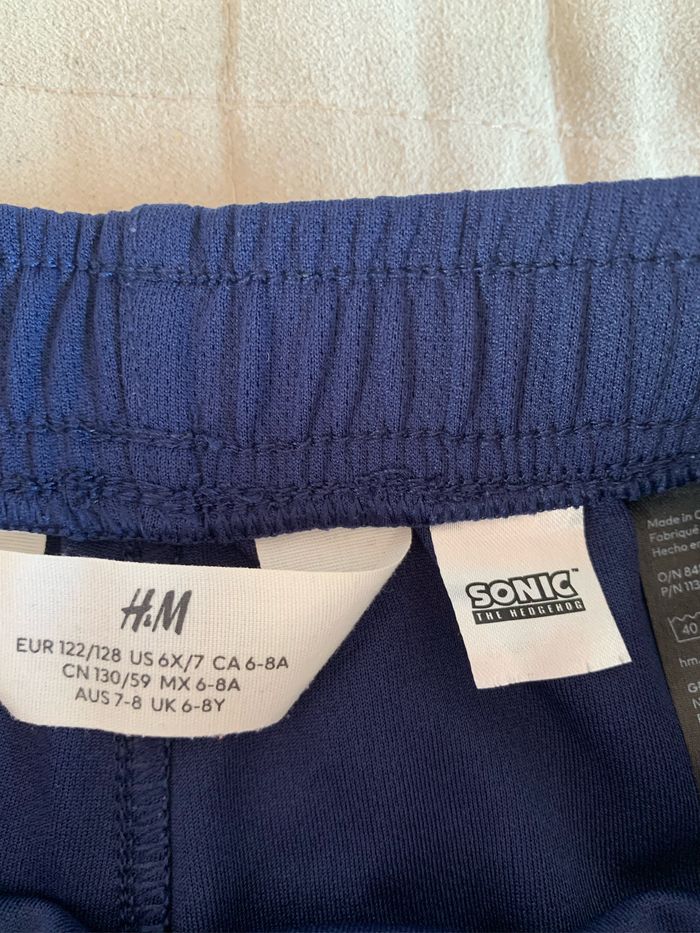 Short bleu H&M Sonic 6/8 ans - photo numéro 3