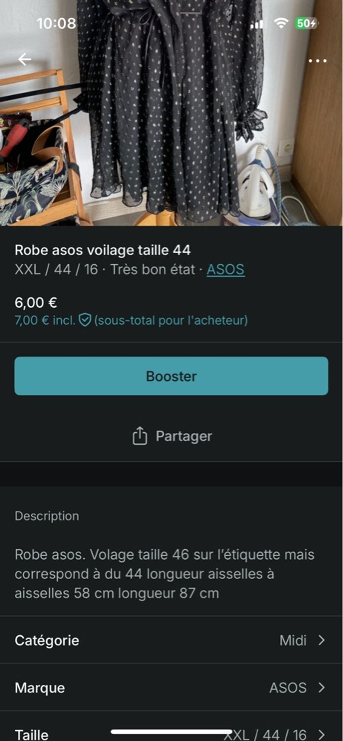 Robe asos taille 44 - photo numéro 2