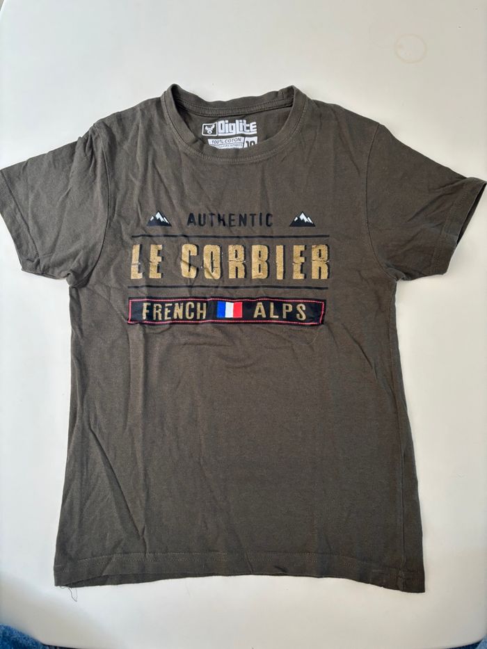 TEE shirt manches courtes montagne le corbier 10ans - photo numéro 1