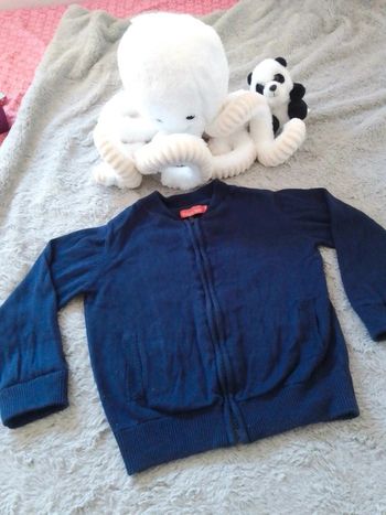 Gilet bleu marine 4 ans