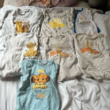 Lot pyjama  roi lion