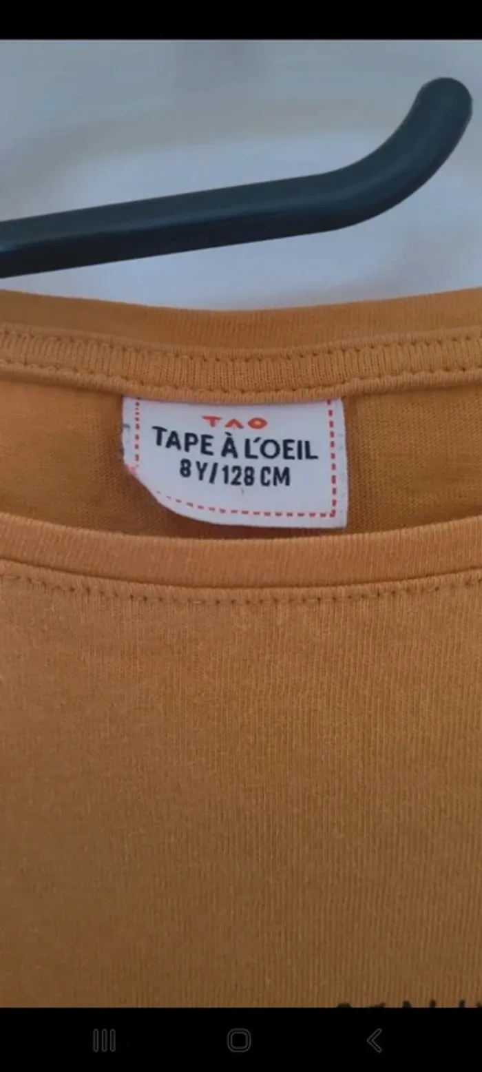 Tee shirt manches longues tape à l'œil 8 ans - photo numéro 3