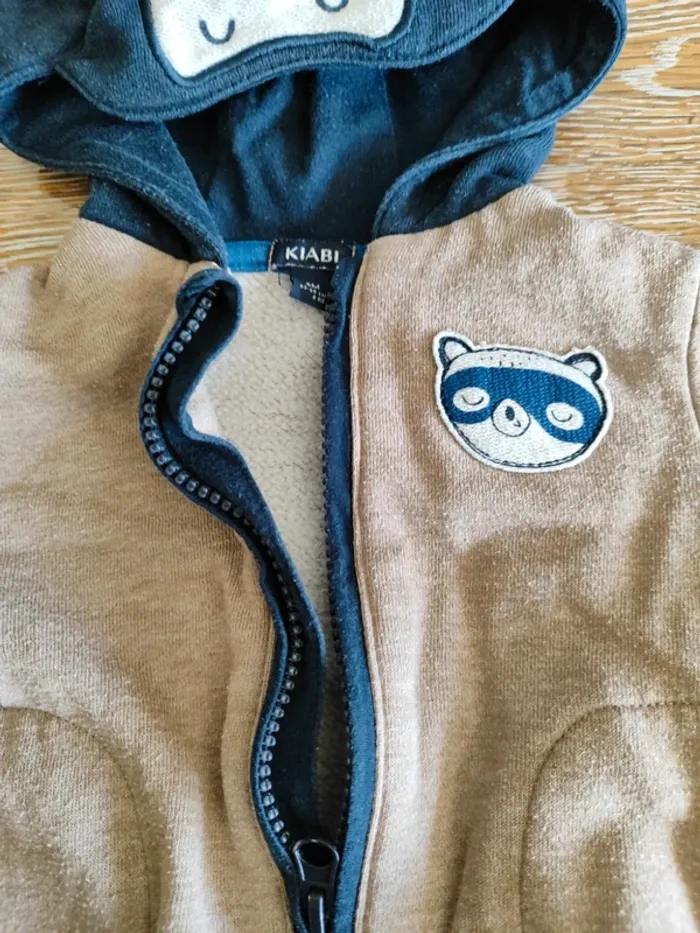 đ veste zippĂ©e taille 6 Mois đ - photo numĂ©ro 3