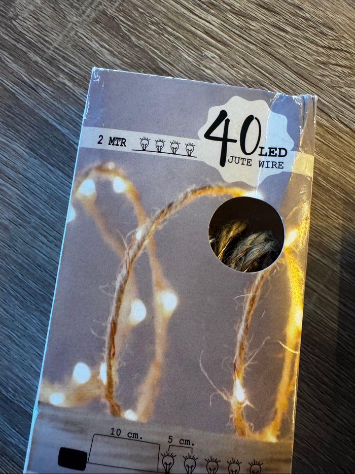 Guirlande led en jute - photo numéro 2