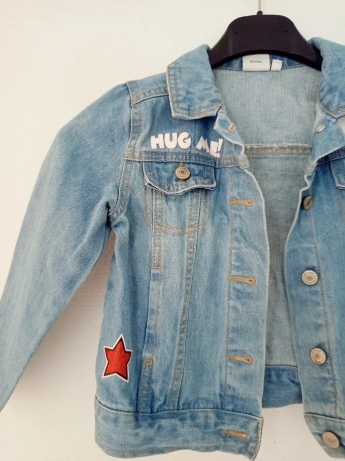 Veste en jeans fille w - photo numéro 2