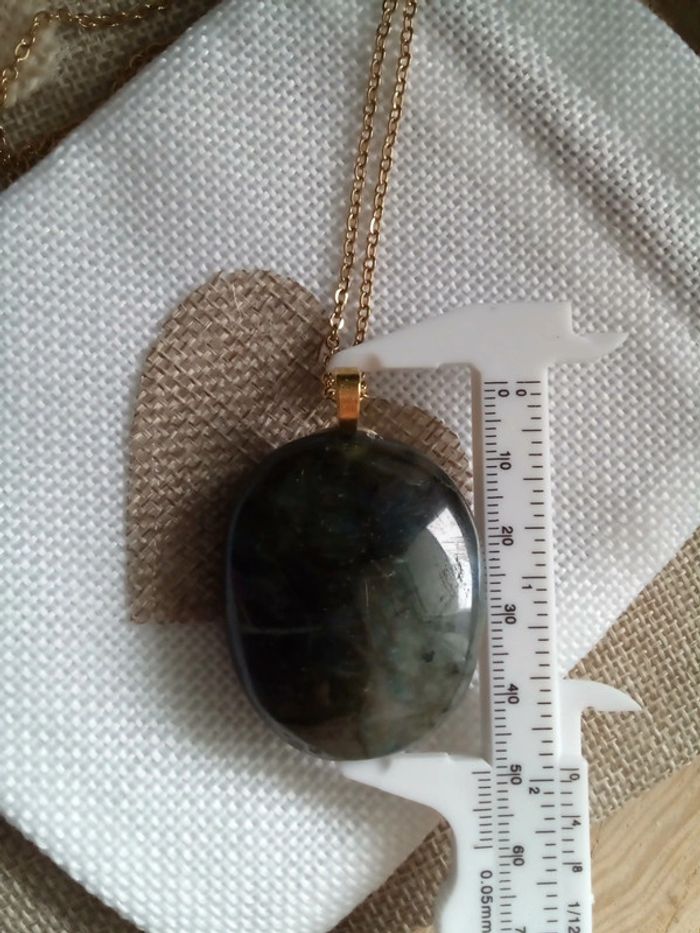 Collier labradorite naturelle - photo numéro 6