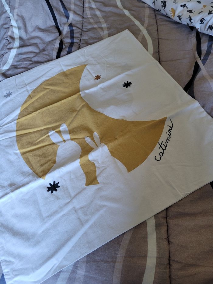 housse de couette avec taie d'oreiller catimini (20e) - photo numéro 3