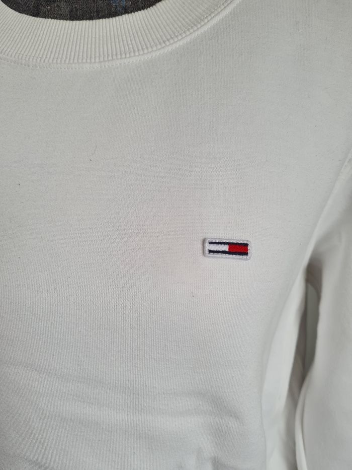 Sweat blanc tommy hilfiger - photo numéro 2