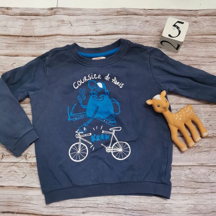 Pull marine du pareil au même 5ans 110cm