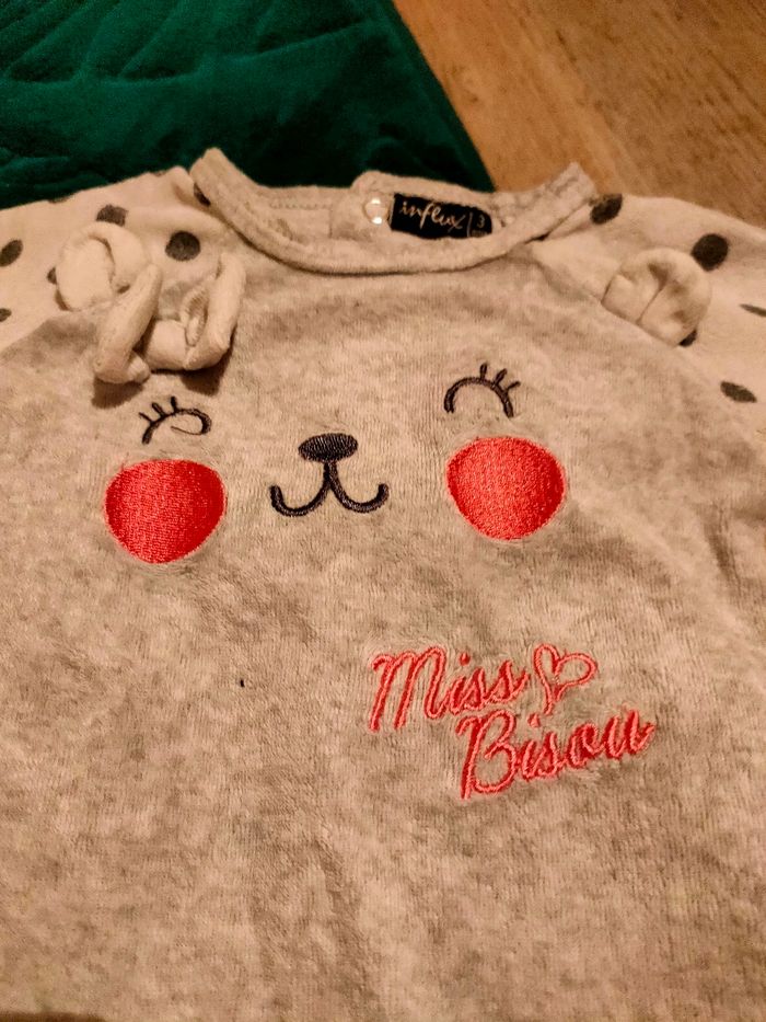 Lot de 3 pyjamas en velours - photo numéro 2