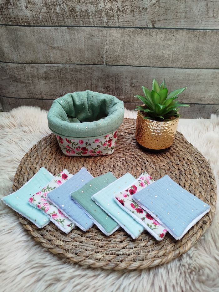 Panière+ 7 lingettes lavables