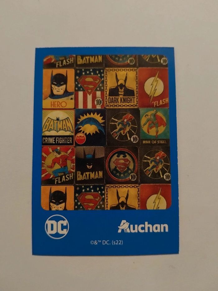 Carte DC Comics - Auchan 2022 - Supergirl 9/90 - photo numéro 2