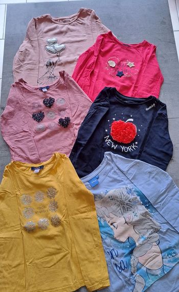 Lot tee-shirts ML 5 ans