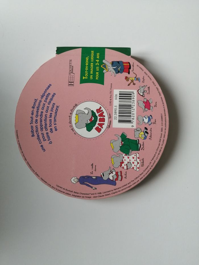peluche et livre babar - photo numéro 10