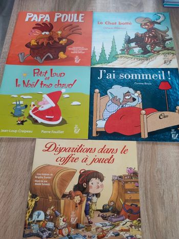 Lot 5 livres jeunes enfants lecture du soir