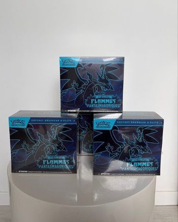 Pokémon ETB ME02 - Coffret Dresseur d'Élite Flammes Fantasmagoriques - Neuf (Mini défaut)