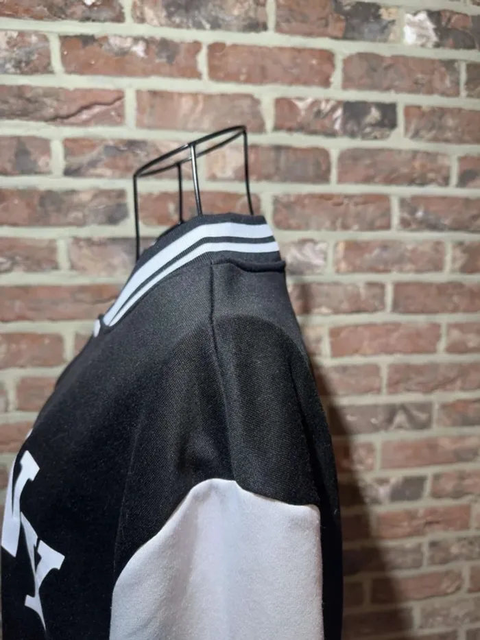 Blouson Varsity noire et blanche New York Taille L / 40 - photo numéro 11