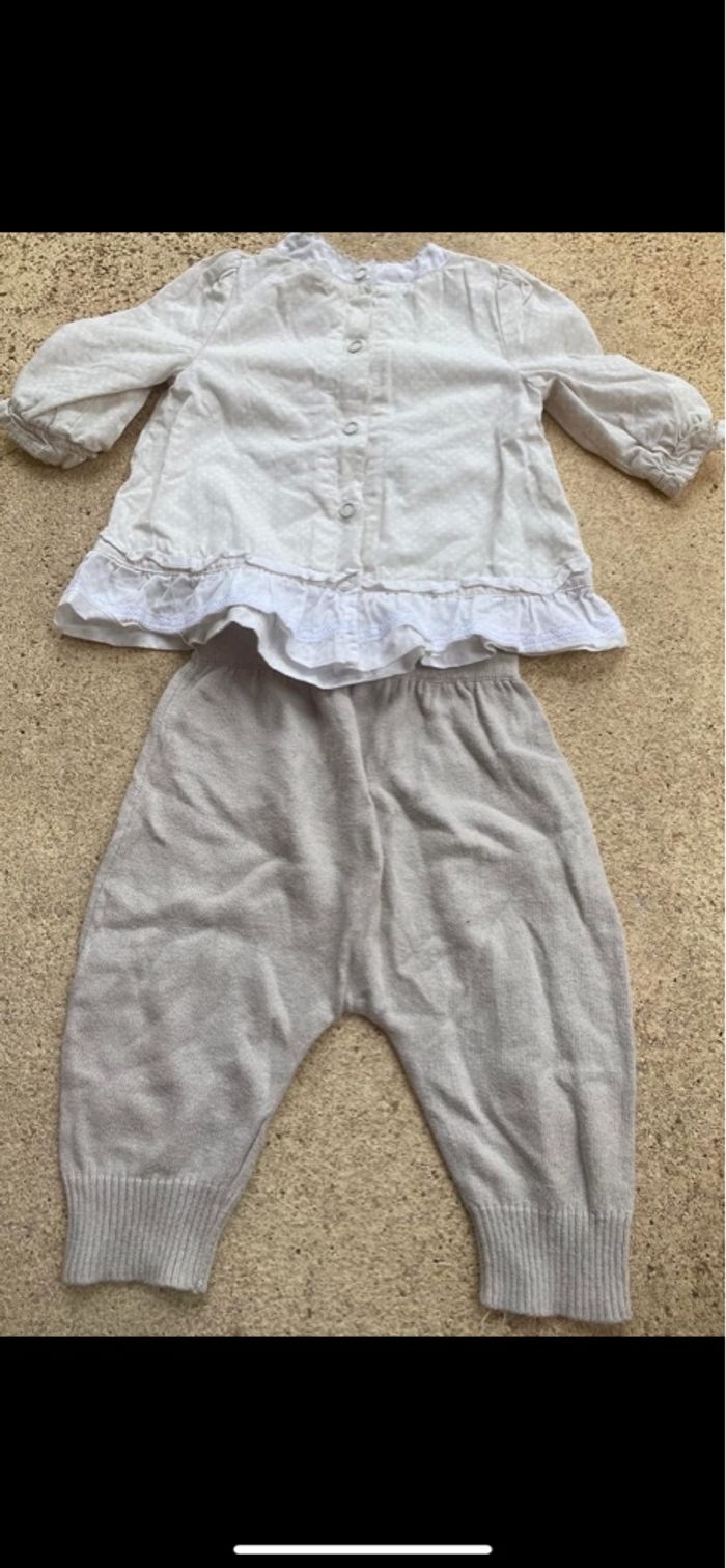 Ensemble orchestra blanc et beige - photo numéro 3