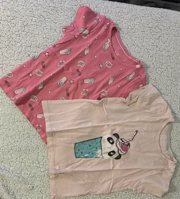 Lot t-shirt manches courtes