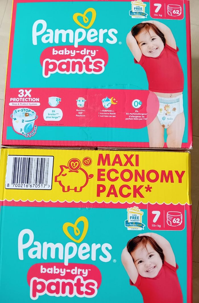 2 pampers baby dry pants T7. - photo numéro 4