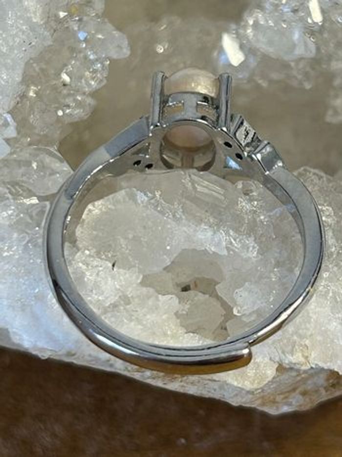 Bague réglable en laiton et opale – Éclat & Inspiration - photo numéro 10