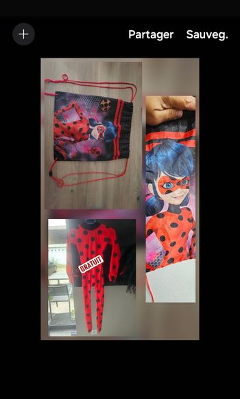 Sac + deguisement gratuit  miraculous