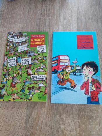 Neuf lots 2 livres romans enfant 8 ans