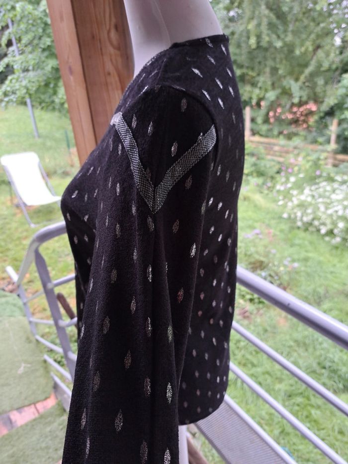 Pull fin gouttes pailletées - photo numéro 3