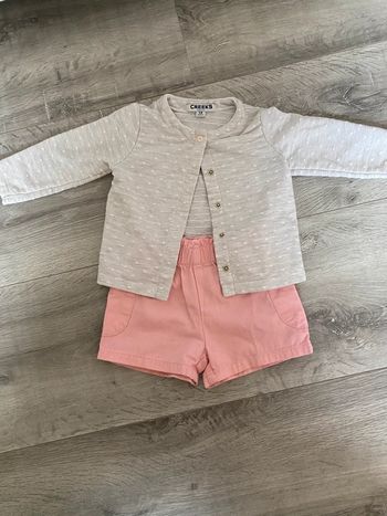 Ensemble short gilet