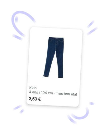 🩷 Pantalon jegging 4 ans Kiabi #emyfleury_4ansfille