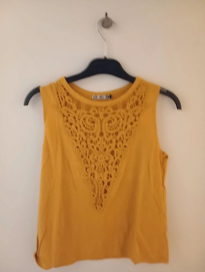 Débardeur moutarde taille S - photo numéro 2