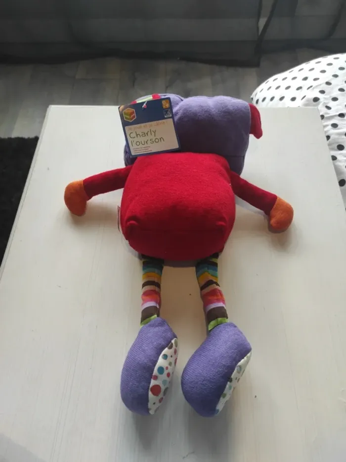 Doudou Charly l ourson Fnac Eveil et jeux - photo numéro 4