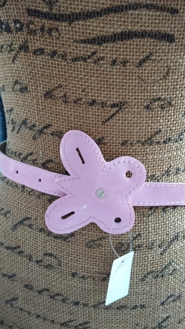 Ceinture rose brillante 65 cm fille - photo numéro 2