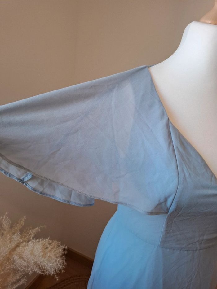 Robe longue bleue claire Shein taille M 38 - photo numéro 3